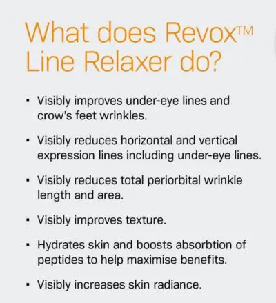 what does revox line relaxer do