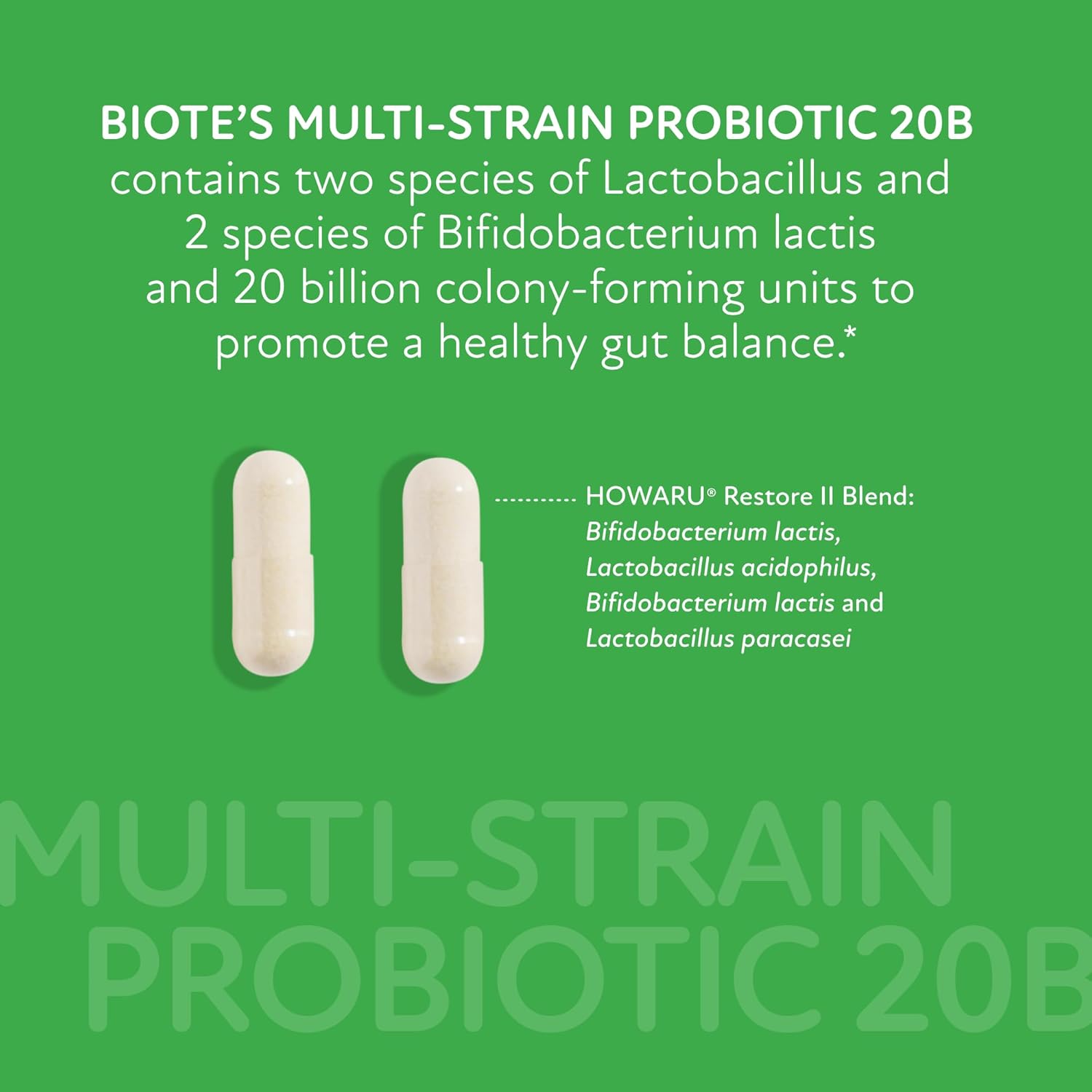 Sale: Biote Multi-Strain Probiotic 20B: Fast Shipping, Low Prices