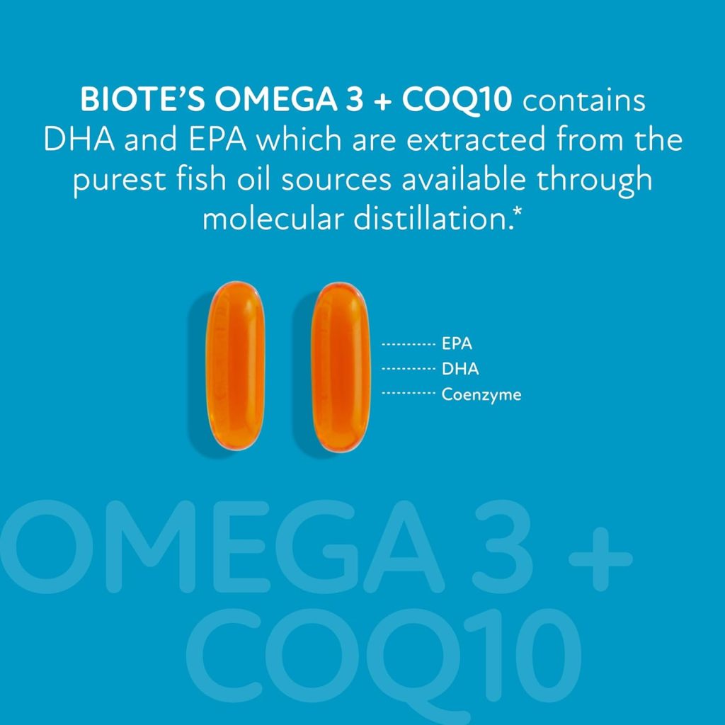 Biote Omega 3 + CoQ10 benefits