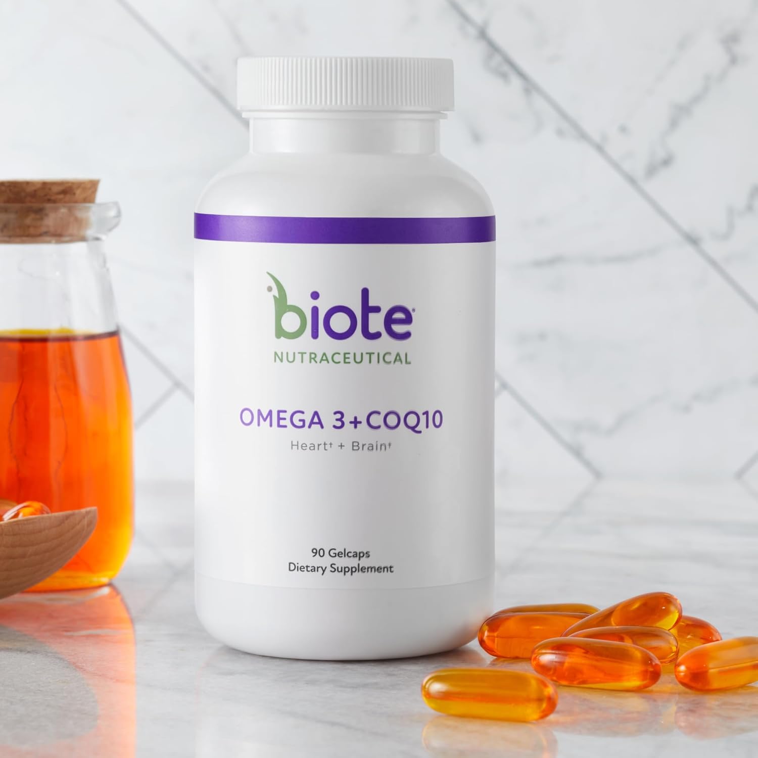 Biote Omega 3+ CoQ10 - 90 gelcaps - Image 7