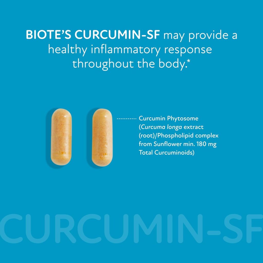 Biote Curcumin SF Capsule Size