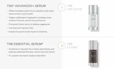 SkinMedica TNS Advanced hotsell + Serum