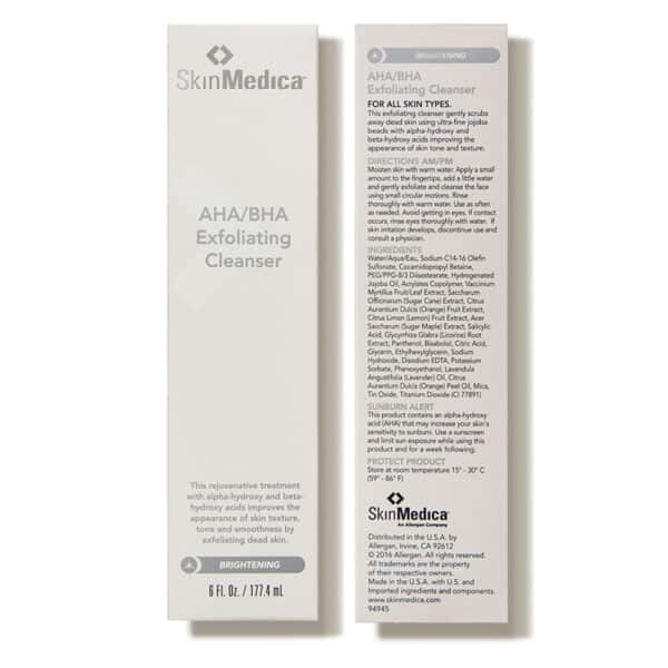 SkinMedica AHA/BHA Exfoliating Cleanser - Save an ADD'L 20%