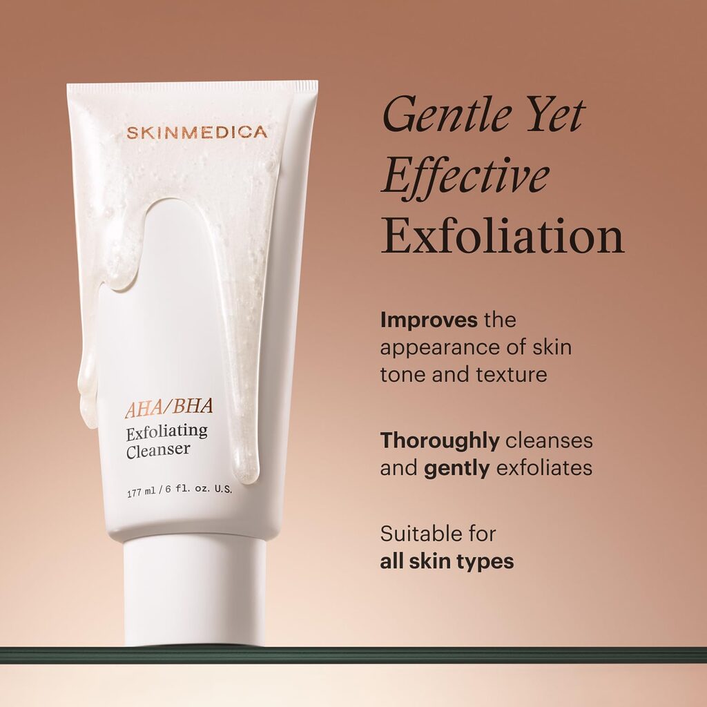 SkinMedica AHA BHA Exfoliating Cleanser Benefits and results