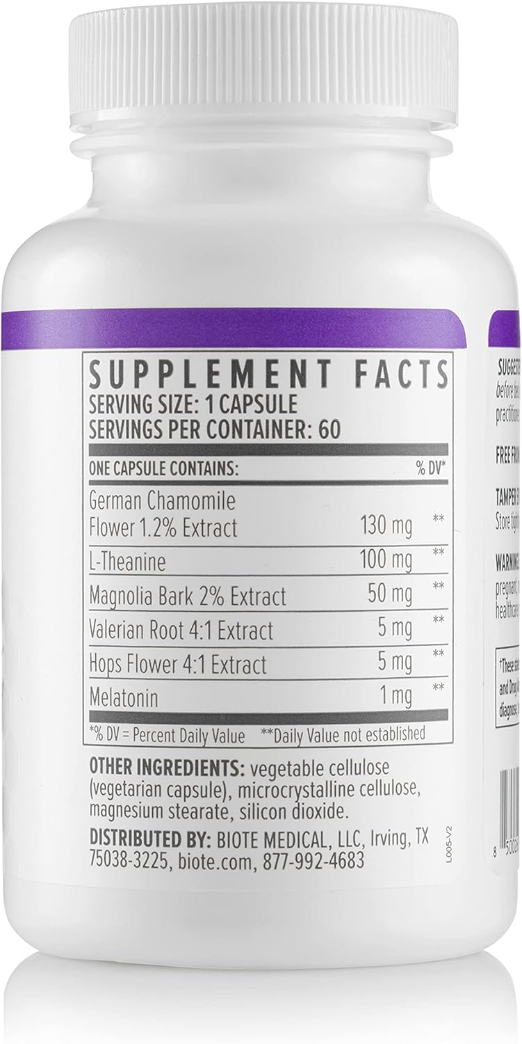 biote best night sleep what is in it bottle ingredients