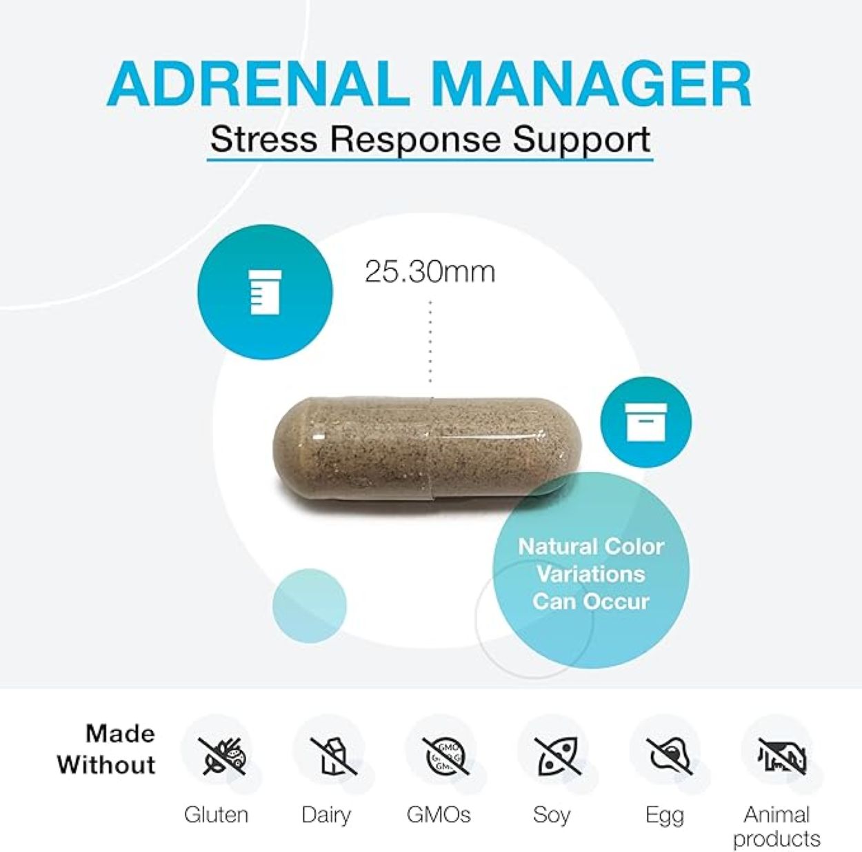 60 capsule Xymogen Adrenal Manger size