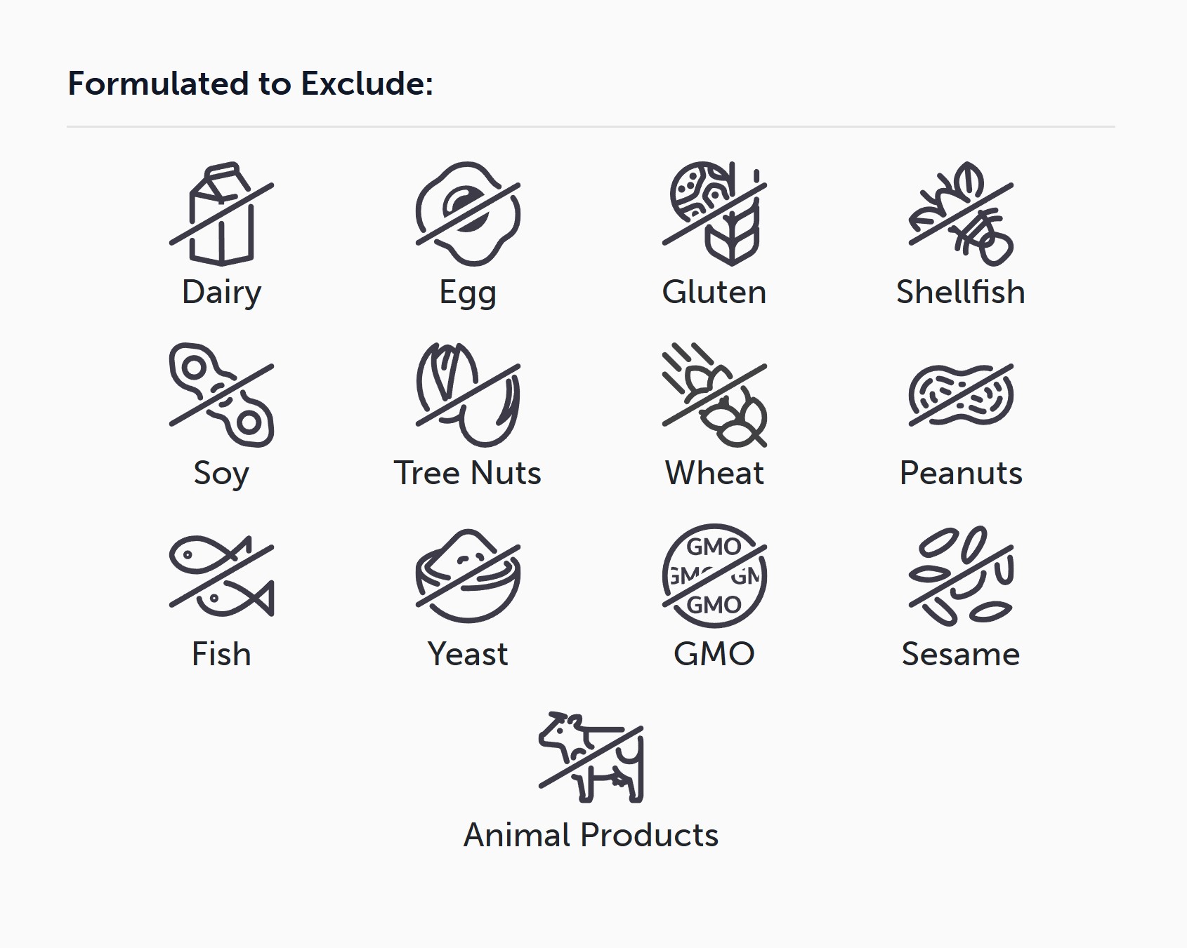 Xymogen Berberine InSea2 60 capsules allergens food allergies