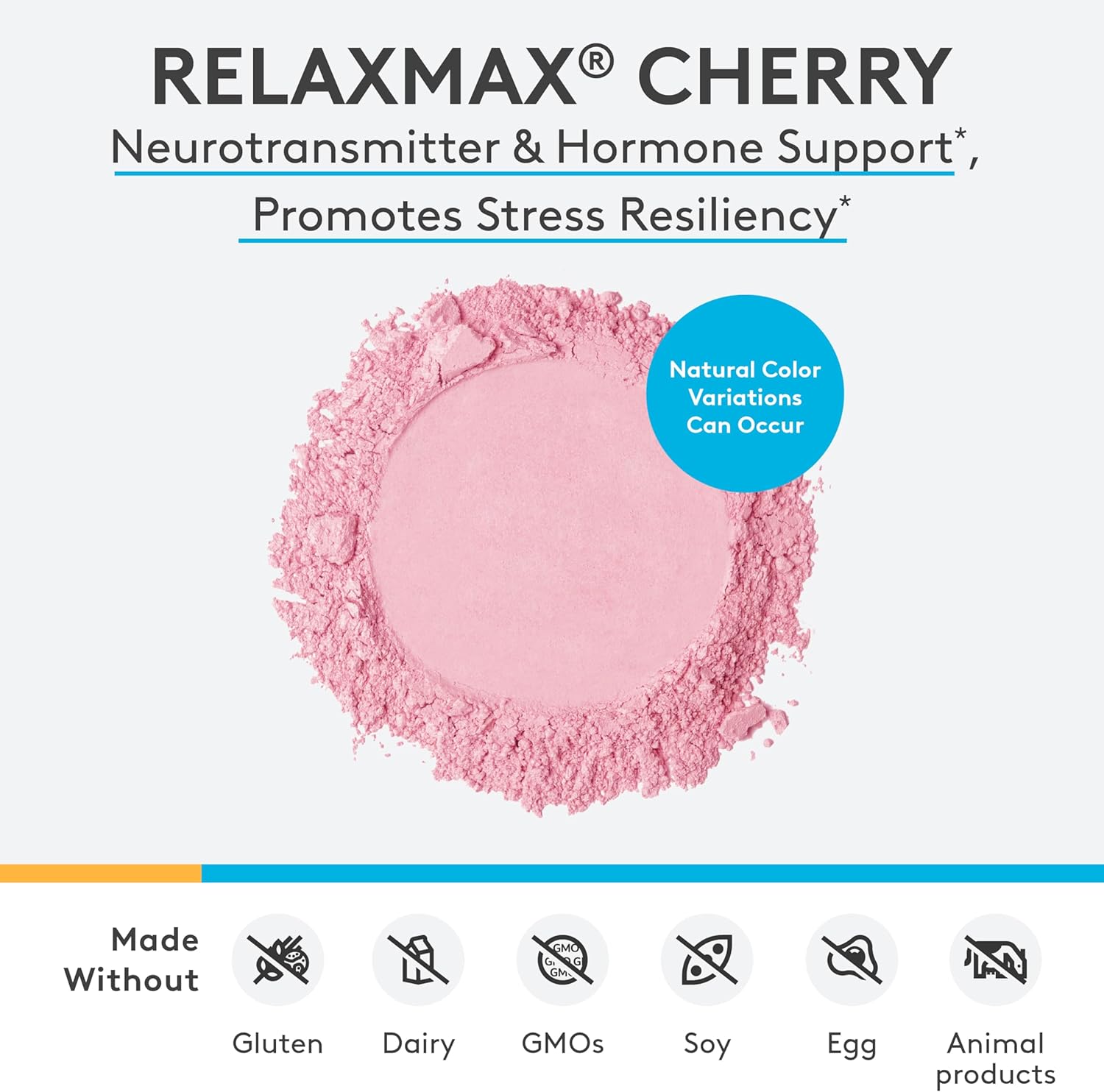 Xymogen RelaxMax Cherry Flavor Powder Allergens