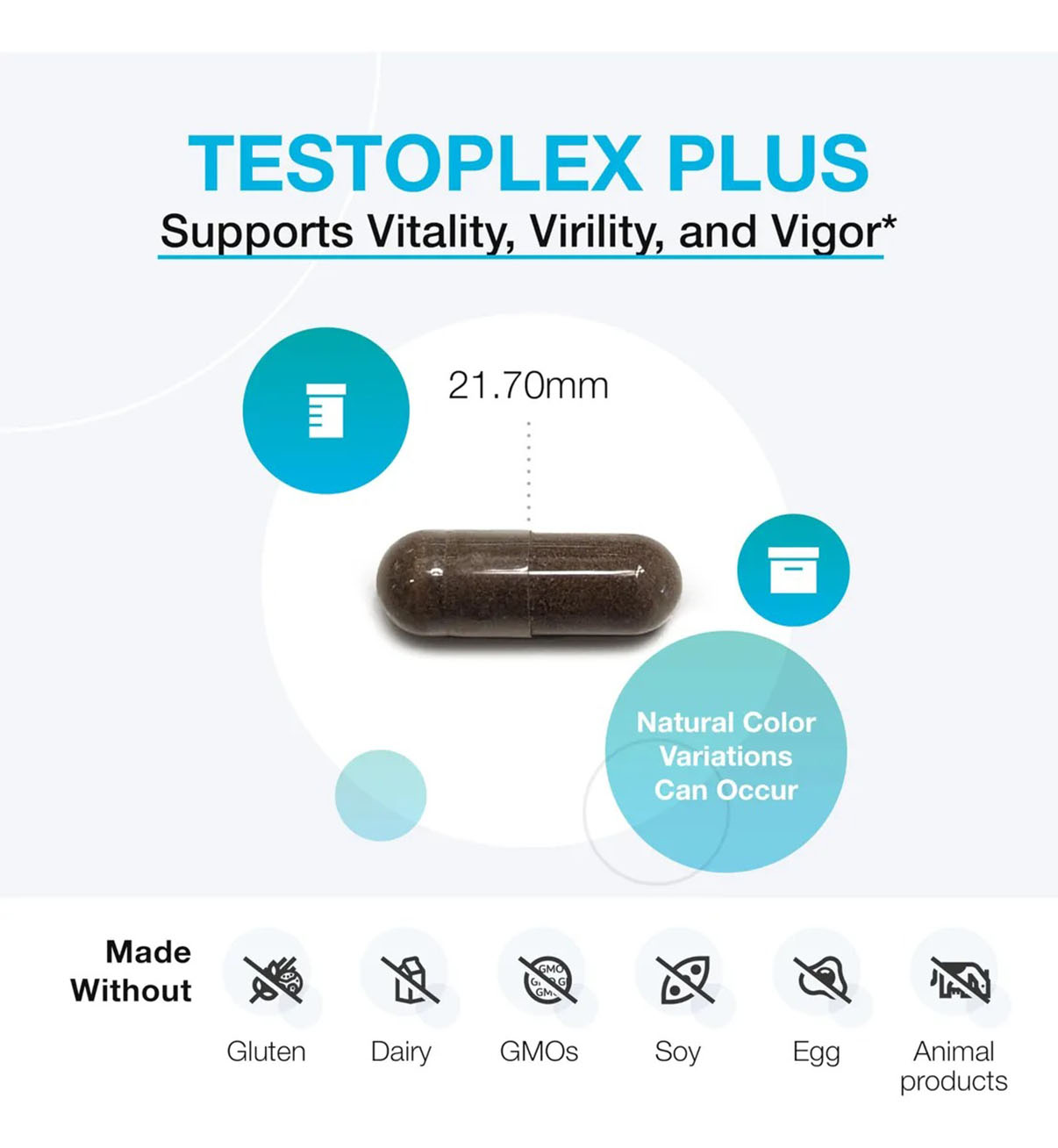xymogen-testoplex-plus capsule size allergens
