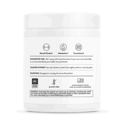 Thorne Amino Complex Label Allergans