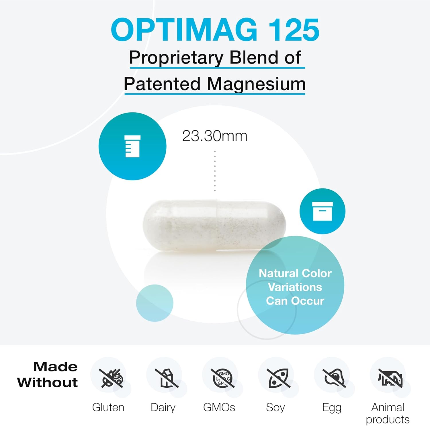 xymogen optimag 125 capsule size 120 capsules