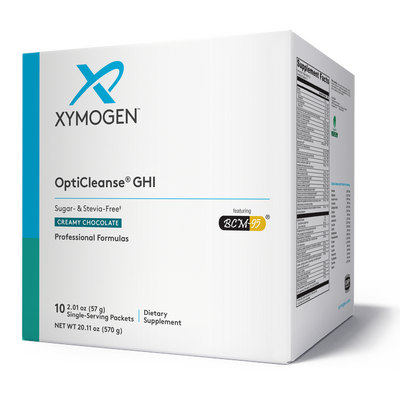 Sale on Xymogen OptiCleanse GHI Creamy Chocolate Sugar and Stevia Free 10 servings