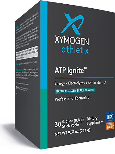 Sale on Xymogen Athletix ATP Ignite Mixed Berry 30 stick packs