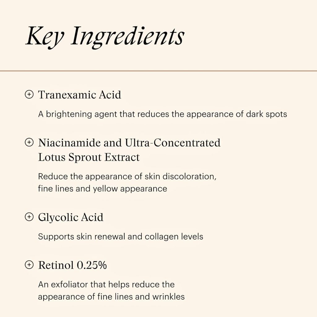 SkinMedica Even Correct Dark Spot Cream ingredients