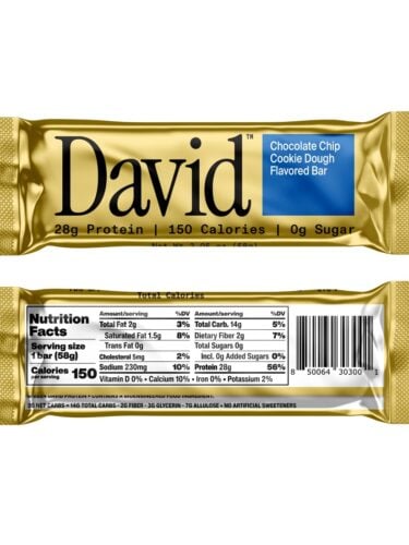 David Protein Chocolate Chip Cookie Dough