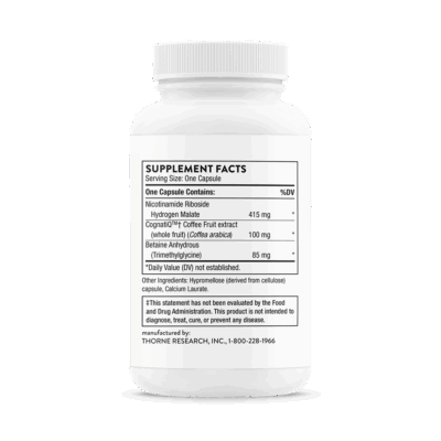 Thorne Brain Factors Ingredients Label