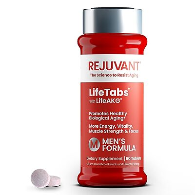 Men's Rejuvant AKG LifeTabs with LifeAKG on sale