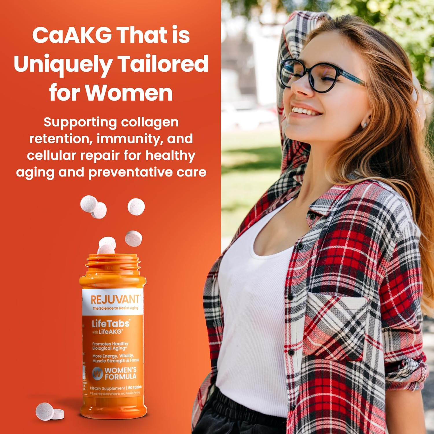 Rejuvant AKG Lifetabs for Women with how women formulation