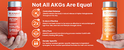 Rejuvant AKG Lifetabs for Women with LifeAKG How Different