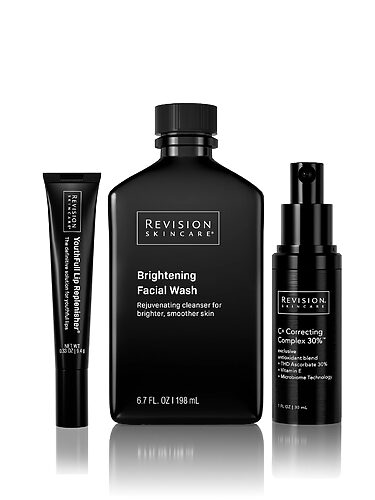 Revision Product Bundle Youthfull Lip Brightening Face Wash C+ Correcting