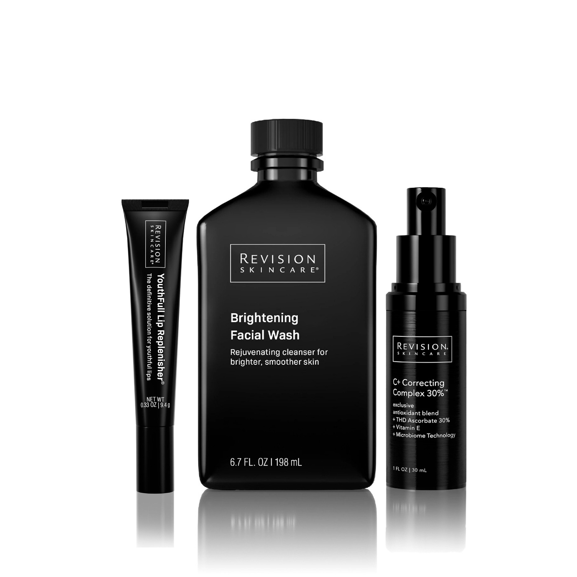 Revision Product Bundle Youthfull Lip Brightening Face Wash C+ Correcting