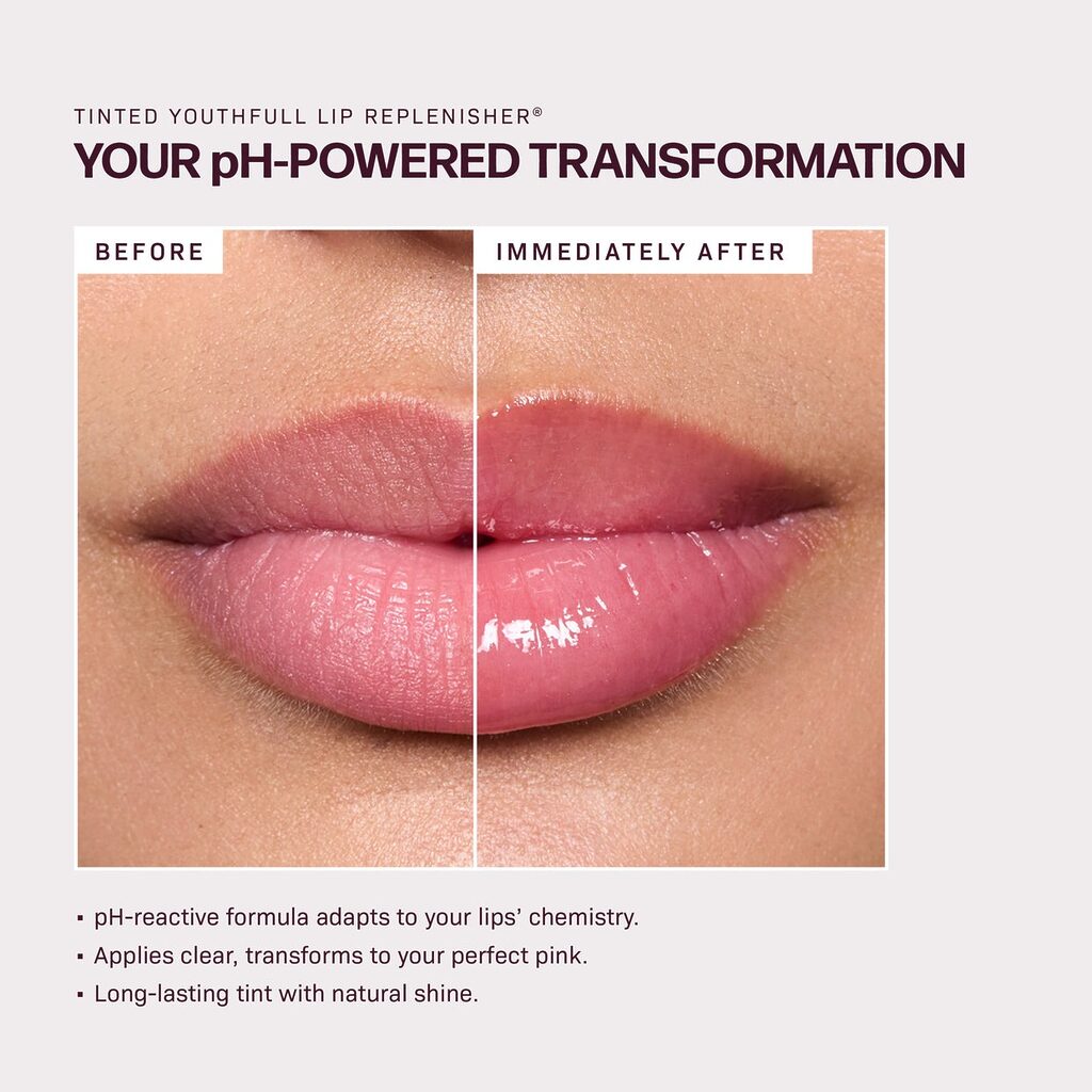 Revision Tinted YouthFull Lip Replenisher Before and After
