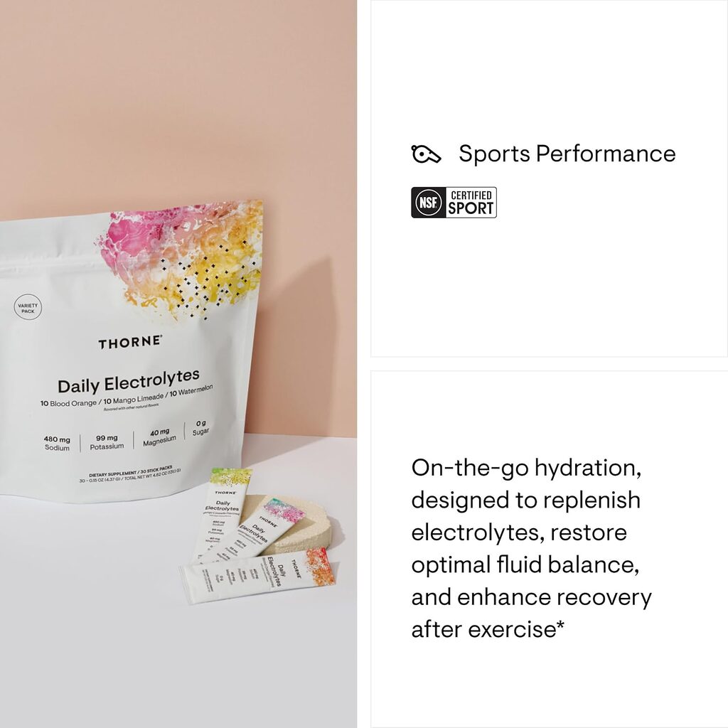 Thorne Daily Electrolytes Variety Pack Introduction