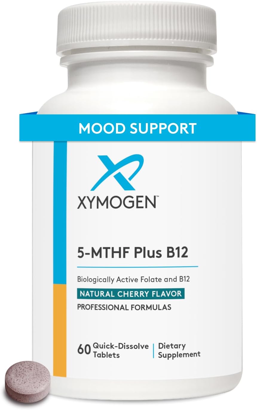 Xymogen 5-MTHF Plus B12 60 tablets