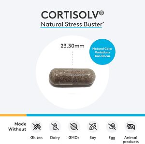 Xymogen Cortisolv 120 capsule size