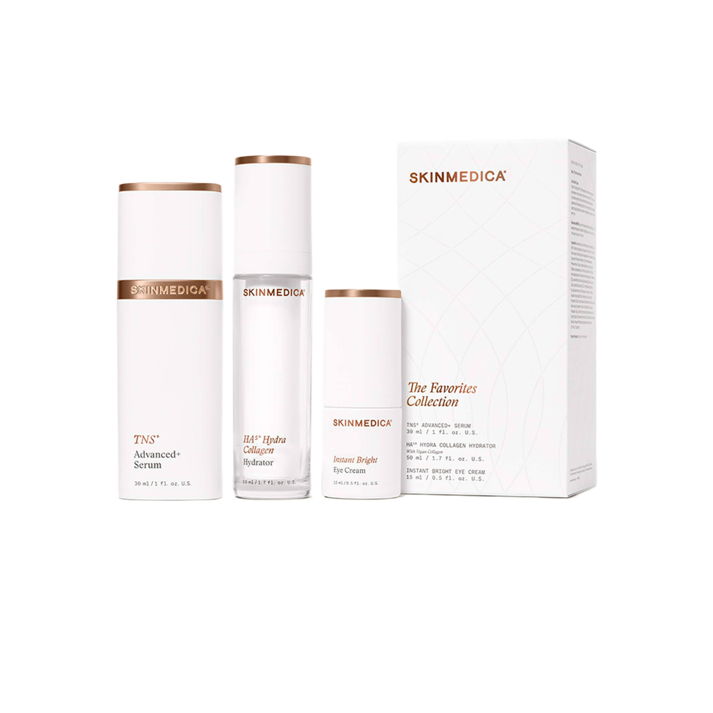 SkinMedica-Favorites-Collection-–-TNS-Advanced+-Serum,-HA5-Hydra-Collagen-&-Instant-Bright-Eye-Cream on sale best price