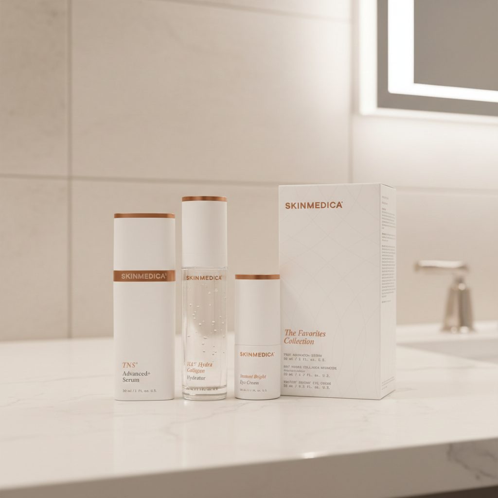 SkinMedica-Favorites-Collection-–-TNS-Advanced+-Serum,-HA5-Hydra-Collagen-&-Instant-Bright-Eye-Cream best price