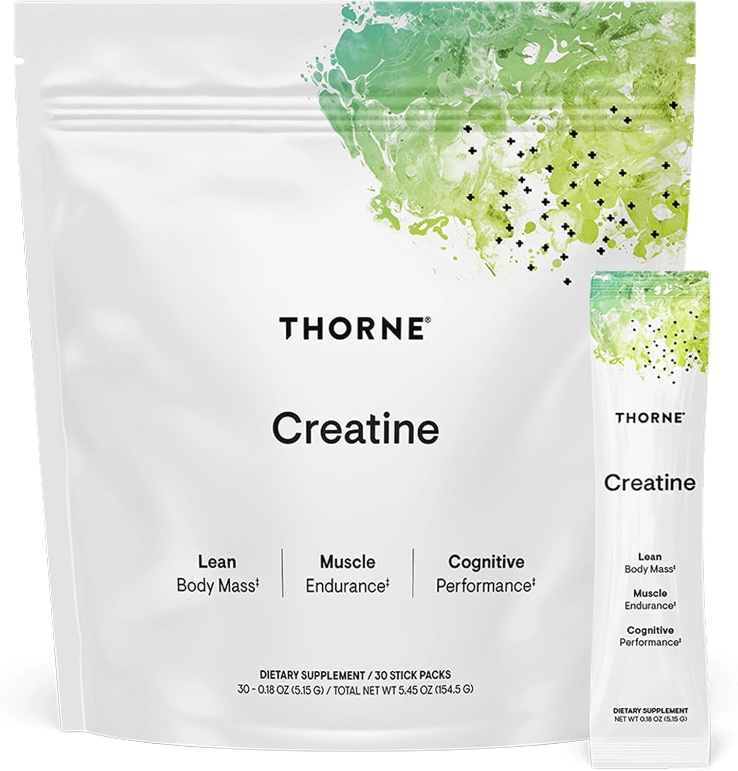 Best Thorne Creatine Travel Packs - 30 packs micronized powder for travel stick packs