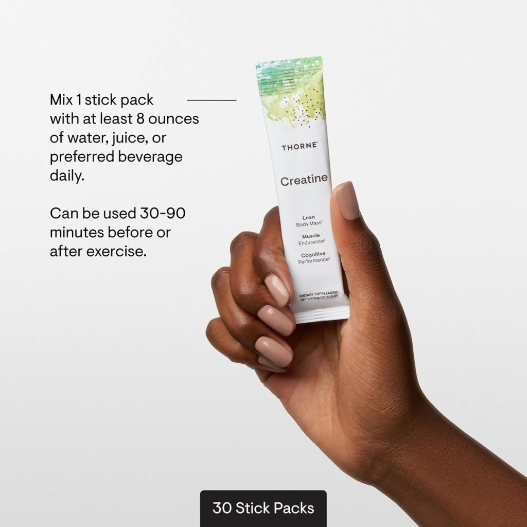 Thorne Creatine Travel Packs Directions