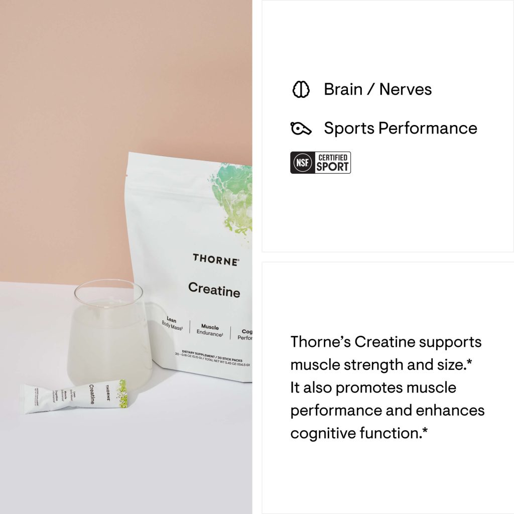 Thorne Creatine Travel Packs - why take travel packs