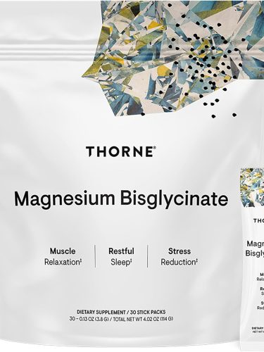 Best Thorne Magnesium Bisglycinate Travel Pack - 30 travel sticks - NSF certified for sport - certified pure