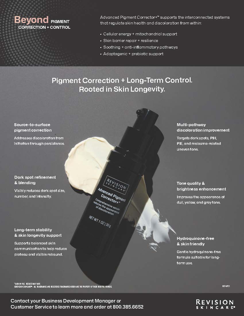 pigment correction info beyond pigment control